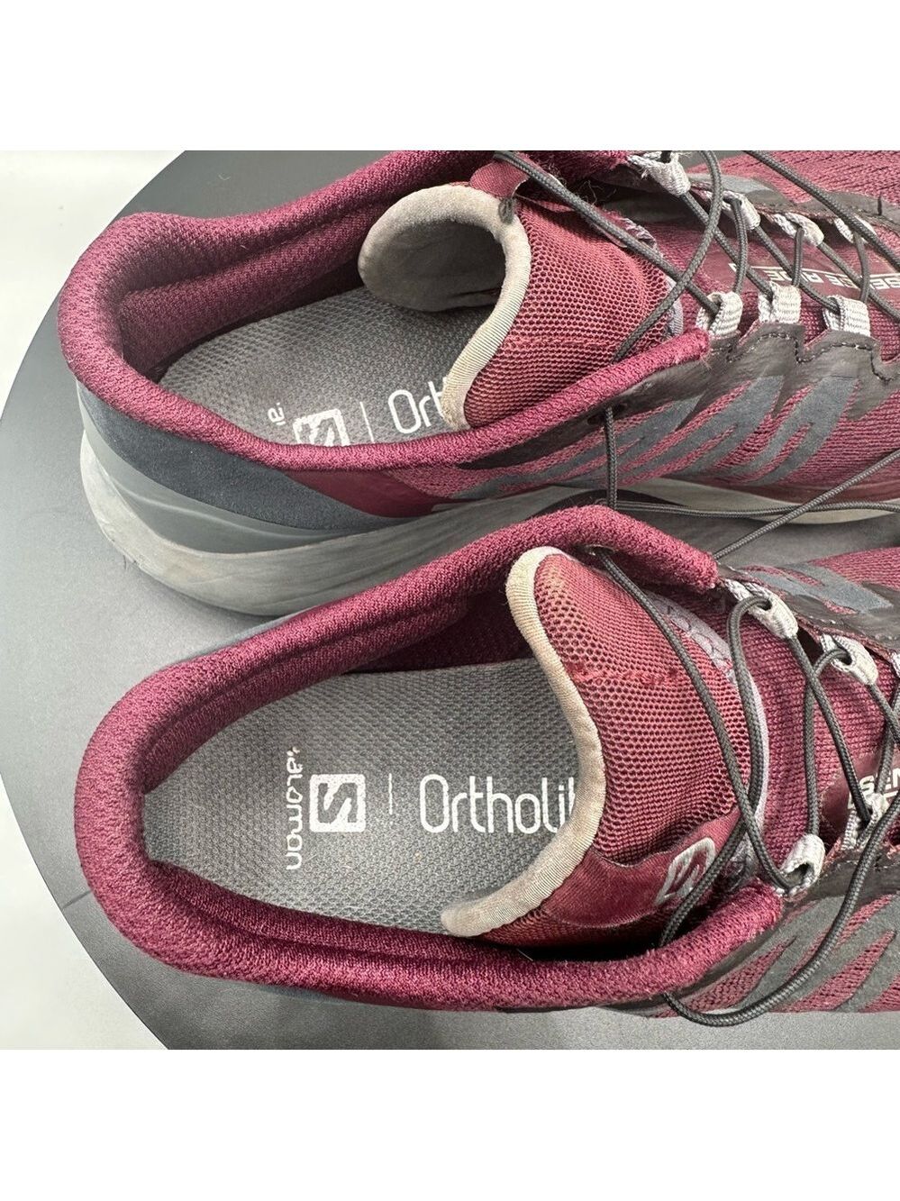 Salomon Sense Ride 4 Trail Running Shoe Sneaker Women Size 7 Wine - Picture 11 of 11